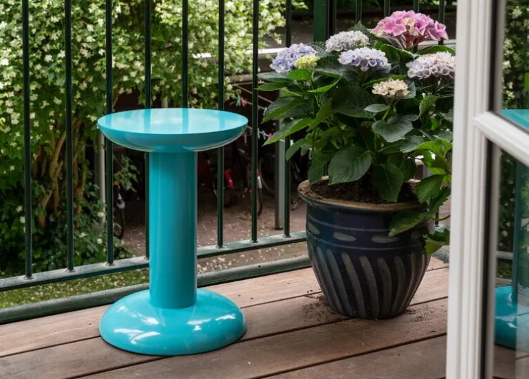Raawii Thing stool, turquoise