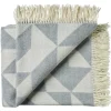 Ratzer Twist a Twill blanket, light grey