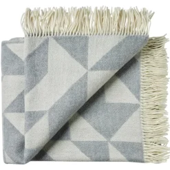 Ratzer Twist a Twill blanket, light grey