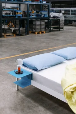 ReFramed Bed frame with slats, white