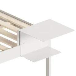 ReFramed Side table for bed frame, white