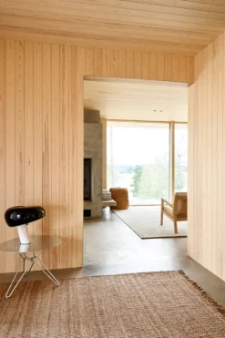 Roots Living Fringe Hemp rug, natural