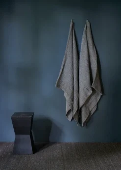 Roots Living Fringe Hemp rug, dark brown