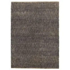 Roots Living Ketju rug, charcoal - brown
