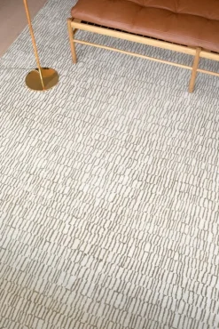 Roots Living Ketju rug, white - grain