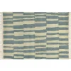 Roots Living Pilari rug, bamboo - wool, blue - vanilla