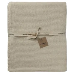 Roots Living Polku bedspread, 280 x 260 cm, ecru