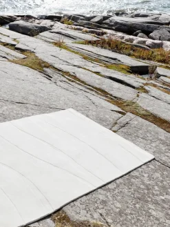 Roots Living Rock rug, light grey