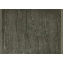 Roots Living Rock rug, mud grey