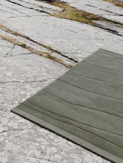 Roots Living Rock rug, mud grey