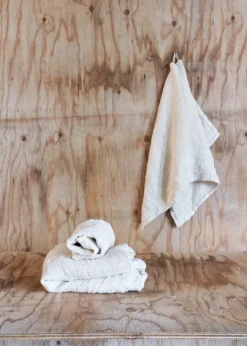 Roots Living Waffle hand towel, 40 x 60 cm, 2 pcs, natural