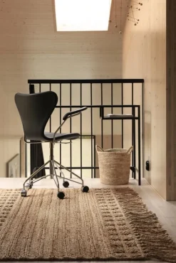 Roots Living Wicker rug, natural