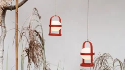 Rosendahl Soft Spot Solar Circular portable table lamp, 25 cm, terracotta