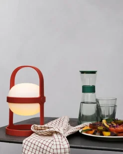 Rosendahl Soft Spot Solar Circular portable table lamp, 25 cm, terracotta