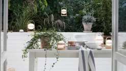 Rosendahl Soft Spot Solar Circular portable table lamp 18,5 cm, wheat