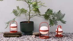 Rosendahl Soft Spot Solar Circular portable table lamp 18,5 cm, terracotta