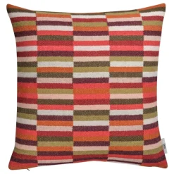 Røros Tweed Ida cushion, 50 x 50 cm, red shades