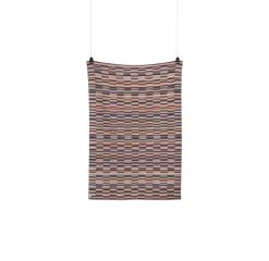 Røros Tweed Ida throw, 135 x 200 cm, rosa blue