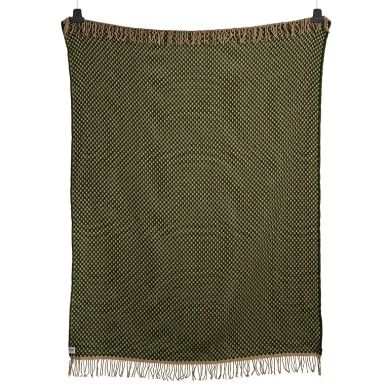 Røros Tweed Isak throw, 150 x 210 cm, green meadow
