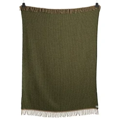 Røros Tweed Isak throw, 150 x 210 cm, green meadow