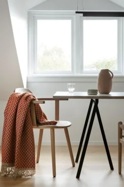 Røros Tweed Isak throw, 150 x 210 cm, red sumac