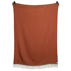 Røros Tweed Isak throw, 150 x 210 cm, red sumac