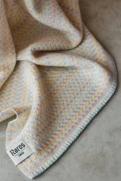Røros Tweed Juli throw, 150 x 200 cm, pastel