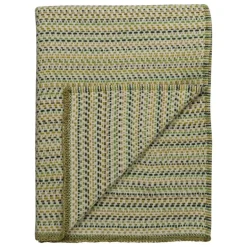 Røros Tweed Juli throw, 150 x 200 cm, greens