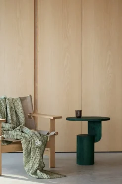 Røros Tweed Juli throw, 150 x 200 cm, greens