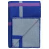 Røros Tweed Knut throw, 135 x 200 cm, cobalt blue