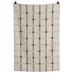 Røros Tweed Knut throw, 135 x 200 cm, dove grey