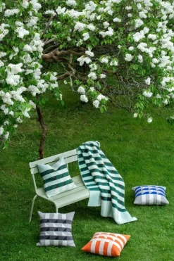 Røros Tweed Kvam cushion, 50 x 50 cm, greyscale