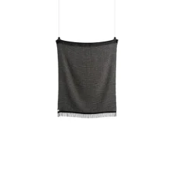 Røros Tweed Lofoten throw, 210 x 150 cm, grey