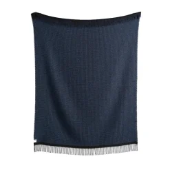 Røros Tweed Lofoten throw, 210 x 150 cm, light purple - petroleum