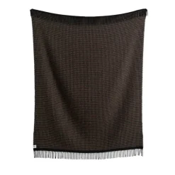 Røros Tweed Lofoten throw, 210 x 150 cm, blue - mule