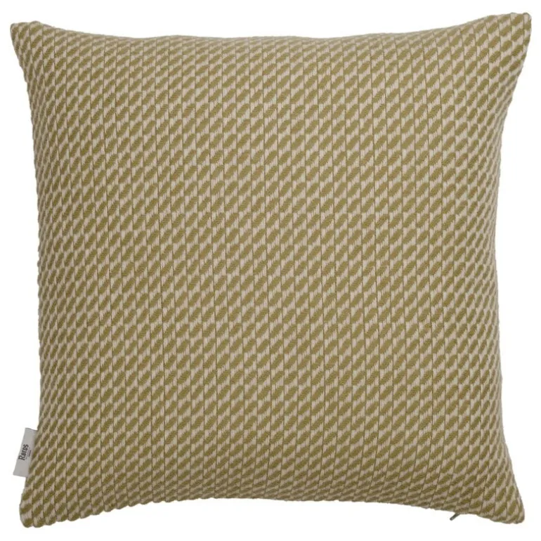 Røros Tweed Mello cushion, 50 x 50 cm, leaf green
