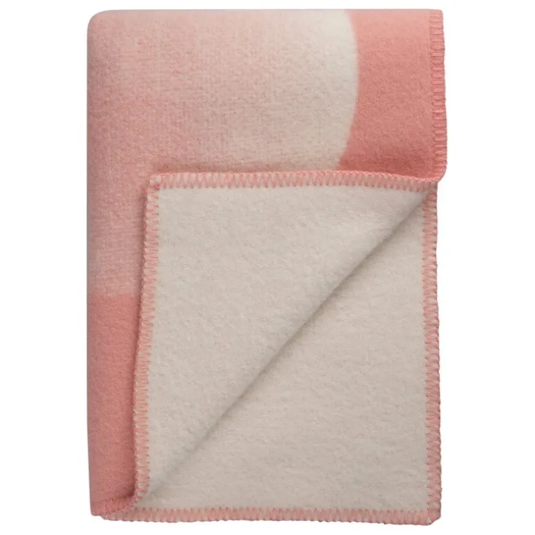 Røros Tweed Moon throw, 135 x 200 cm, rosy sky