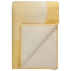 Røros Tweed Moon throw, 135 x 200 cm, yellow ray