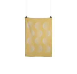 Røros Tweed Moon throw, 135 x 200 cm, yellow ray