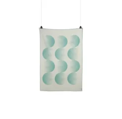 Røros Tweed Moon throw, 135 x 200 cm, tranquille green