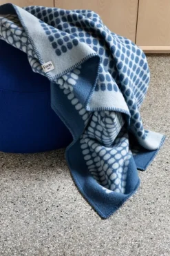 Røros Tweed Palette throw, 135 x 200 cm, sea