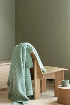 Røros Tweed Palette throw, 135 x 200 cm, sage