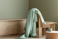 Røros Tweed Palette throw, 135 x 200 cm, sage