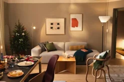 Røros Tweed Åsmund Bold cushion, 50 x 50 cm, pink - green