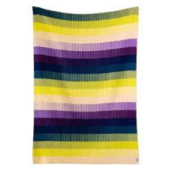 Røros Tweed Åsmund Gradient throw, 200 x 135 cm, yellow - blue
