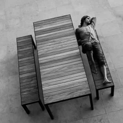 Röshults Garden bench 183, anthracite