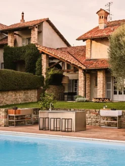 Röshults Module charcoal grill X, 100 cm, stainless steel