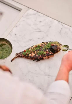 Röshults Module Marble countertop, 50 cm, white Carrara