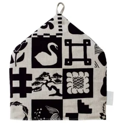 Saana ja Olli Kaukana kotoa tea cozy, beige - black