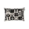 Saana ja Olli Kaukana kotoa cushion cover, 40 x 60 cm, beige - black